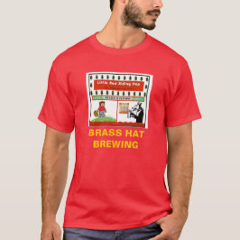 Camiseta T #6 da fabricação de cerveja do chapéu de bronze