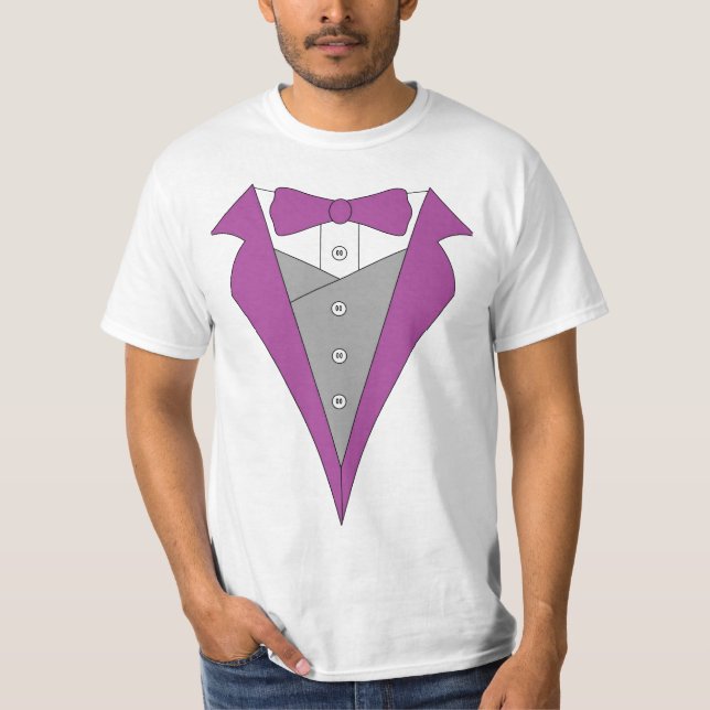 Camiseta T 8 de Bowtie do smoking (Frente)