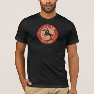 Camiseta T afligido 1930 do serviço aéreo de Wyoming