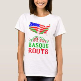 Camiseta T americano Basque das raizes