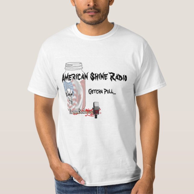 Camiseta T americano da tração de Getcha do brilho (Frente)