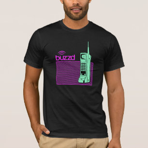 Camiseta T americano do roupa do buzzd