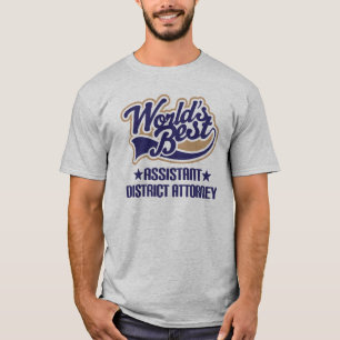 Camiseta T assistente do t-shirt do fiscal do distrito