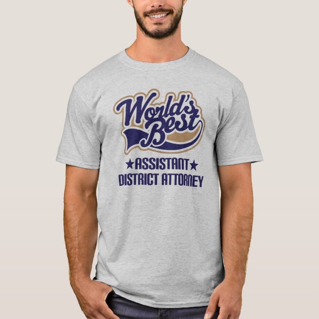 Camiseta T assistente do t-shirt do fiscal do distrito (Frente)