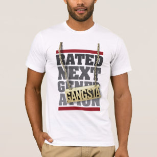 Camiseta T avaliado da próxima geração (Gagsta)