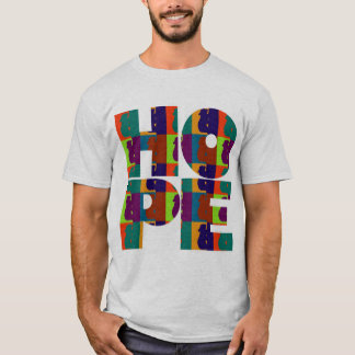 Camiseta T básico da ESPERANÇA dos homens