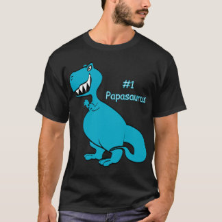 Camiseta T básico de Papasaur - obscuridade