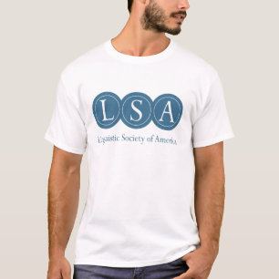 Camiseta T básico do logotipo do LSA