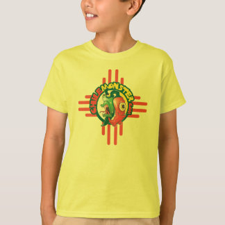 Camiseta T básico do monstro do Chile para miúdos
