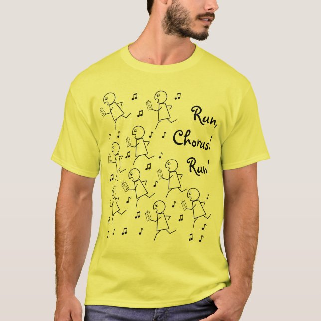 Camiseta T básico - Funcione, coro! Funcione! (Frente)