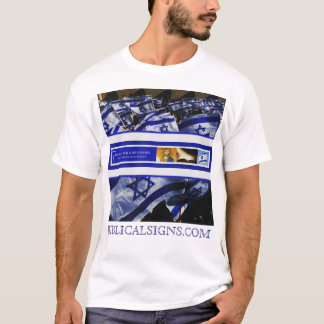 Camiseta T bíblico dos sinais ITH "Israel 1948"