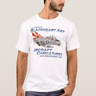 Camiseta T Blackheart da arte F4