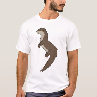 Camiseta T bonito da lontra