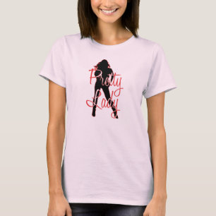 Camiseta T bonito da senhora Caber