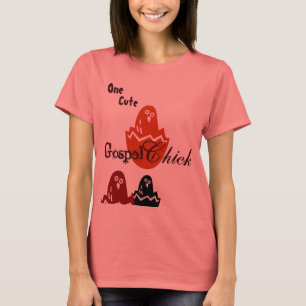 Camiseta T bonito do pintinho do evangelho