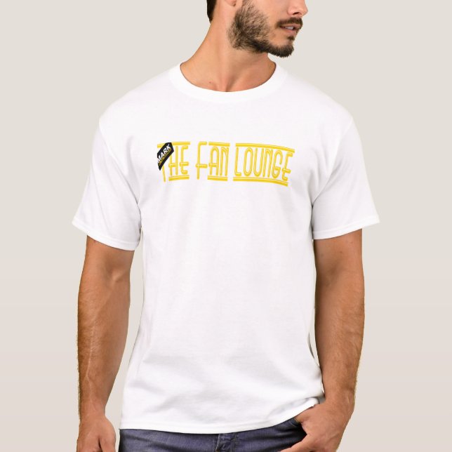 Camiseta T branco do logotipo do MITMTFL dos homens (Frente)