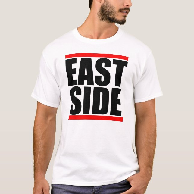 Camiseta T branco Eastside (Frente)