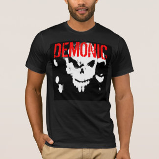 Camiseta T cabido demoníaco dos homens - personalizado -