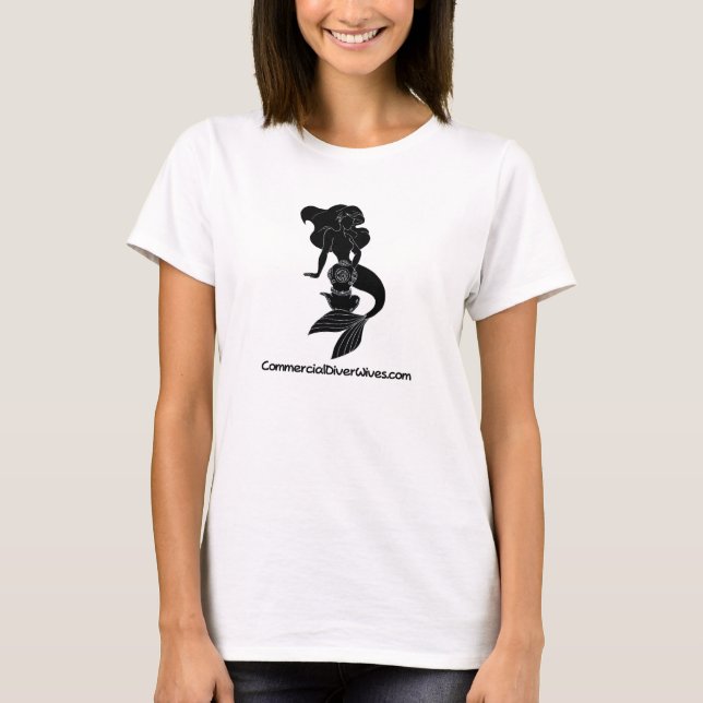 Camiseta T cabido logotipo de CDW (Frente)