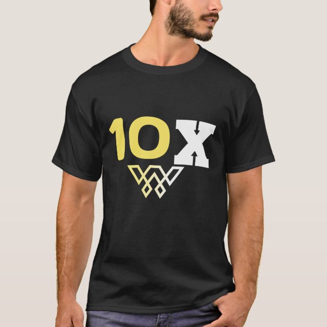 Camiseta T-Camisa 10X (Frente)