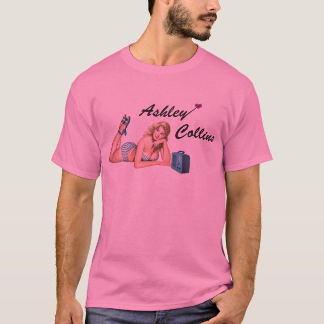 Camiseta T-Camisa unisex retro de Ashley Collins (Frente)