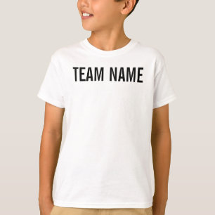 Camiseta T-camisas do nome e do número