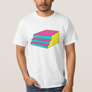 Camiseta T chamativo da escada
