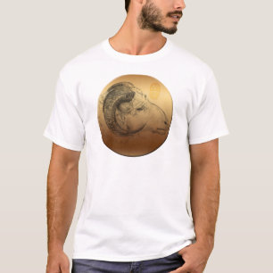 Camiseta T chinês de W dos homens do zodíaco da astrologi