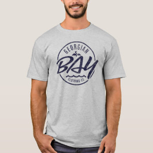 Camiseta T cinzento básico dos homens do Co. da roupa da