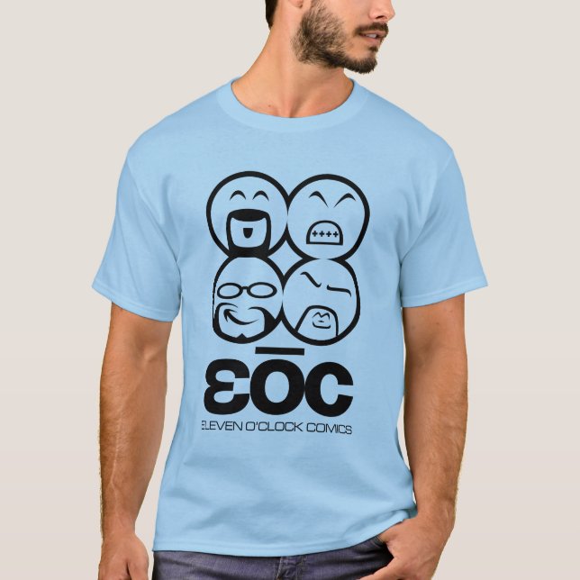 Camiseta T claro de EOC [caras] (Frente)