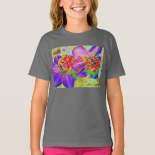 Camiseta T colorido do daffodil