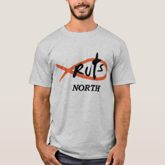 CAMISETA T COM LOGOTIPO ALARANJADO