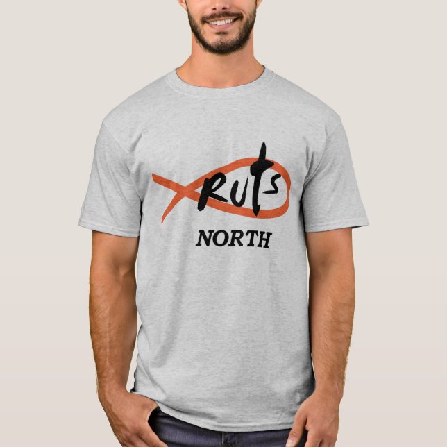 CAMISETA T COM LOGOTIPO ALARANJADO (Frente)