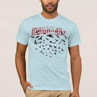 Camiseta T complacente dos "corvos"