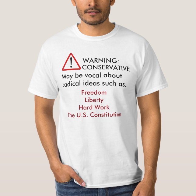 Camiseta T conservador (Frente)