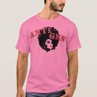 Camiseta T cor-de-rosa da diva