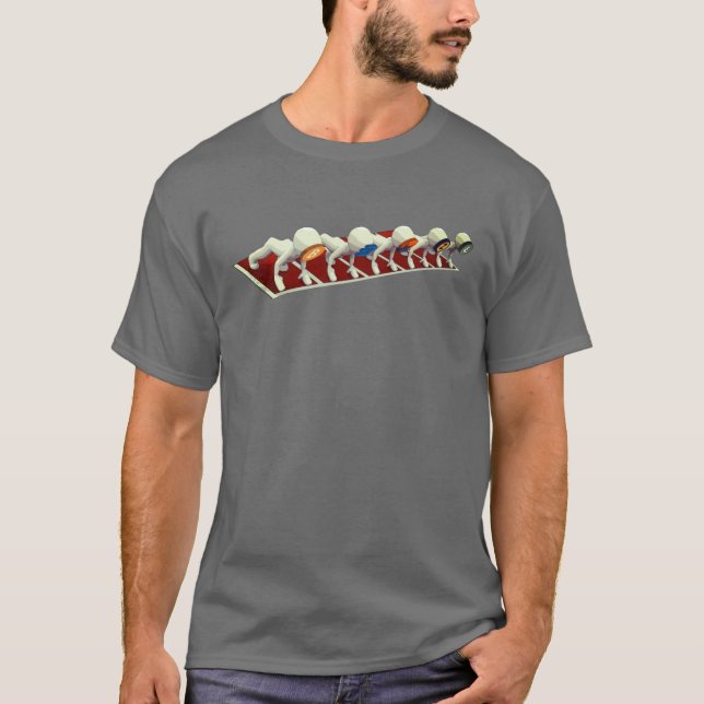 Camiseta T cripto da raça (Frente)