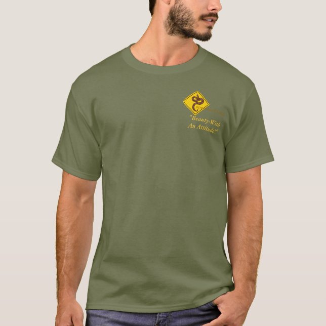 Camiseta T curto de Copperhead da Capa (Frente)