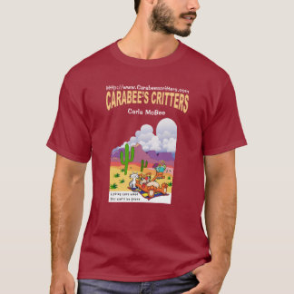 Camiseta T curto marrom