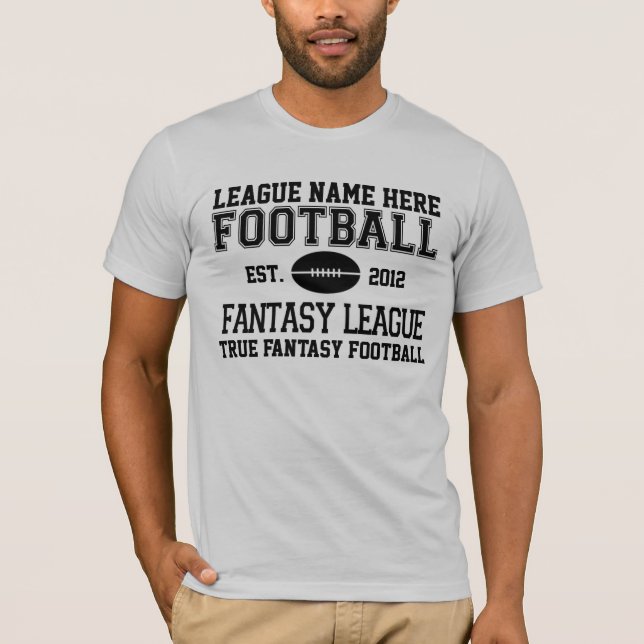 Camiseta T customizável do campeonato de futebol da (Frente)