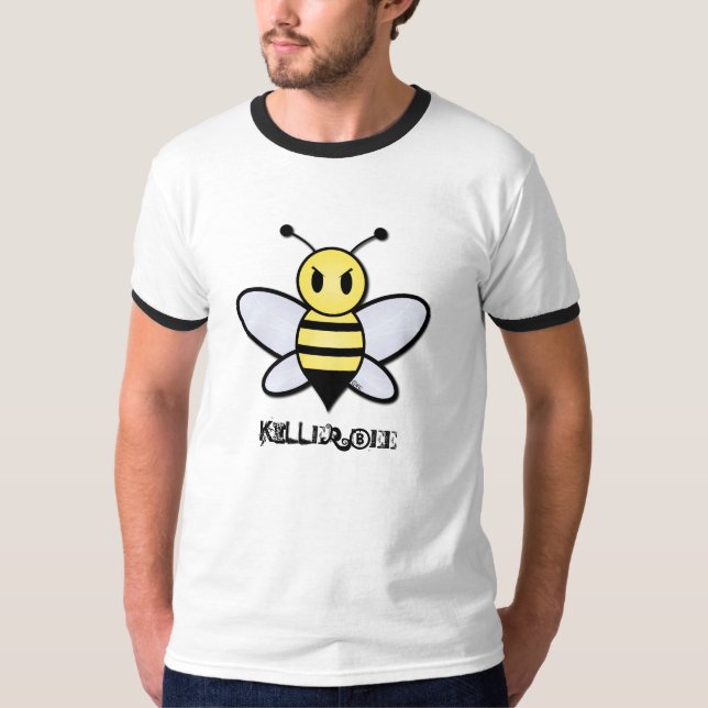 Camiseta T da abelha de assassino (Frente)