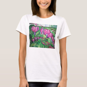 Camiseta T da arte do coração de sangramento