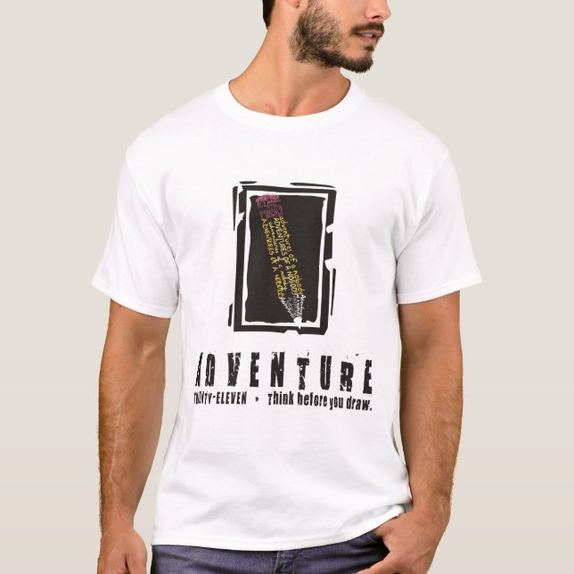Camiseta T da aventura da edição 2011 limitada (Frente)