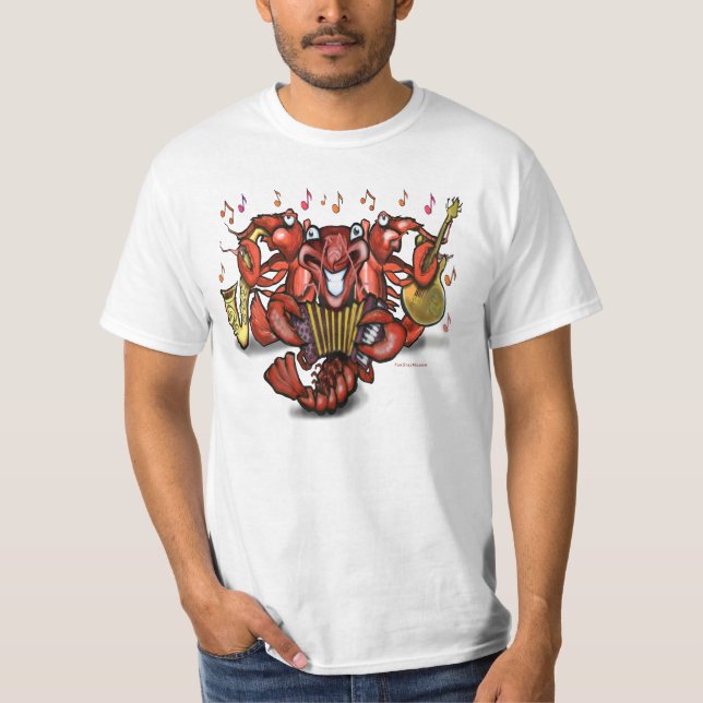 Camiseta T da banda dos lagostins (Frente)