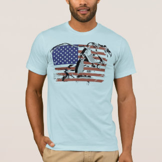 Camiseta T da bandeira