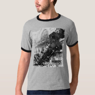 Camiseta T da campainha da destruição do trem das cinzas