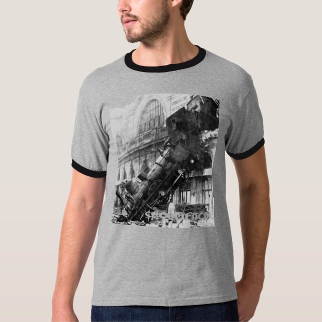 Camiseta T da campainha da destruição do trem das cinzas (Frente)