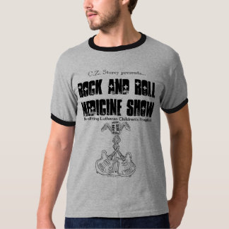 Camiseta T da campainha da mostra da medicina do rock and