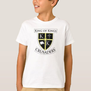 Camiseta T da campainha dos cruzados dos meninos