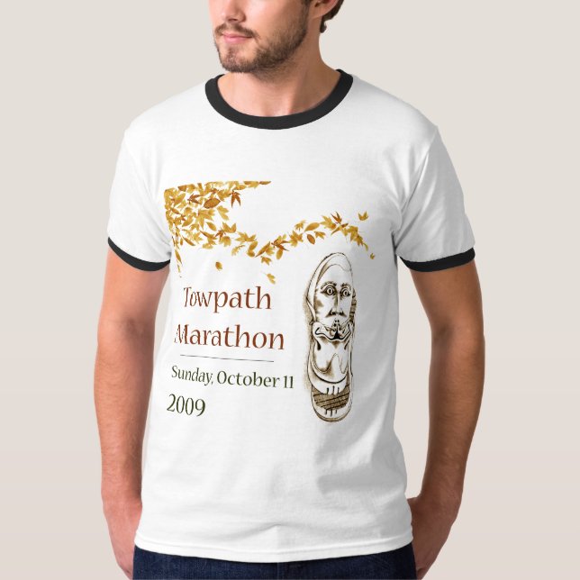 Camiseta T da campainha dos homens (Frente)